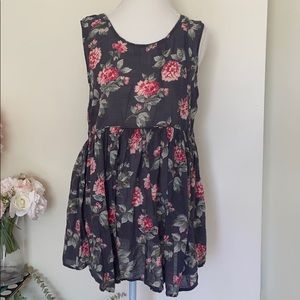 Urban Outfitter Kimchi Blue floral dress two piece